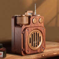 Unique Retro Radio Blue-Tooth Portable Wireless Vintage Speaker | Old Fashion Style For Kitchen Desk
