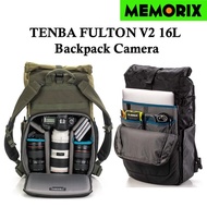 Tenba Fulton V2 16L Backpack Camera กระเเป๋ากล้อง (Black camo / TanOlive)