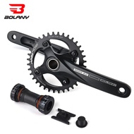 BOLANY crank basikal,hollow crankset,skeace crankset,49T,165mm,crankset single speed,crankset track,