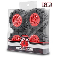 4PCS 65mm RC Tires Wheel 7mm Hex Hub for 1/24 HobbyPlus Jimny Land Rover UDIRC UCX24
