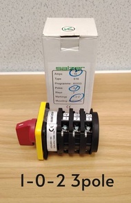 SALZER 16A CHANGE OVER SELATOR SWITCH 102 1POLE/3POLE
