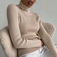 Turtleneck Sweater - Fall Fashion Knitwear for Women
