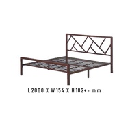 3V METAL KING BED TE960FSBN SUPER BASE / KATIL BESI LASAK