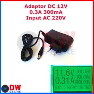 Adapter 12V 300mA 12VDC DC12V 12V 0.3A 300mA 0.3 A