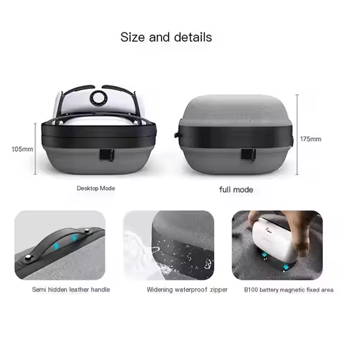 BOBOVR C3 portable VR bag suitable for quest3 and quest3s storage bag storage box portable