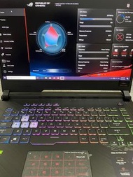 (二手水貨) ASUS ROG Strix G512LV i7-10870H 8G 256-SSD NA RTX 2060 6GB 15.6" 1920x1080 144Hz 電競本 95%