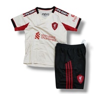 KIDS L. iv e. P00L Away 2025 2026 Football Shirt for Children Ages 3-13 Years G.0 25 26