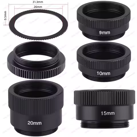 C Port Extension Ring C-CS Adapter Ring Industrial Camera Connection Surveillance Camera Port C Turn