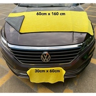 60cm x 160cm Tuala cuci kereta Super Absorbent Microfiber Car Wash Towel