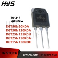 5pcs new KGT25N120KDA 25N120KDA KGT25N135KDH 25N135KDH KGT30N120KDA TO-247 30N120KDA KGT15N120NDH 15