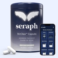 SkinClear Capsules - Supplement for Acne & Clear Skin - All Natural Zinc & Vitamin Treatment for Hor