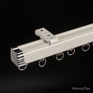 XY！Curtain Track Flexible Box Top-Mounted Box Aluminum Alloy Slide Guide Rail Double Track Side-Mounted Slide Rail Acces