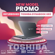 TOSHIBA DYNABOOK G83 0.98KG RINGAN SUPER SLIM I7-11GEN 8GB RAM + 256GB SSD REFURBISHED LAPTOP USED N