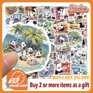 50Pcs Animal Panda Stickers Cute Graffiti DIY Phone Laptop Stationery Bicycle Guitar Diary Decals