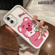 Casing Hp Samsung Galaxy A05 A05s Case pola Kartun Winnie Bear desain baru Inklusif pencegahan jatuh