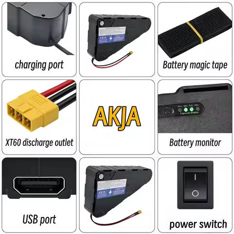 Air fast transportation 52V60AH High Capacity Waterproof Hard Case Strong power battery pack 350W500