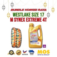 MOS Synex Extreme 4T SAE15W-50 (1.2L) + WESTLAKE Tayar Saiz 17