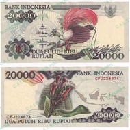 Uang Kuno 20000 Rupiah 1995 Cendrawasih aUNC/UNC GRESS 