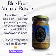 Blue Eros Atchara Royale 220ml Glass Jar – Gourmet Pickled Papaya Relish (Premium Homemade)
