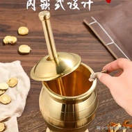 [Stainless Steel Grinding Bowl Pounding Bowl] [Necessary for Good Things] Pure Copper Pounding Medicine Jar Pestle Medicine Cup Lei Bowl Mortar Jar Mortar Bowl Stone Mortar Copper Cup Pounding Poun
