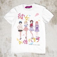 Rent a Girlfriend - Chizuru Mami Ruka Sumi Square Ver1.4 Anime Shirt hellocollectioncod