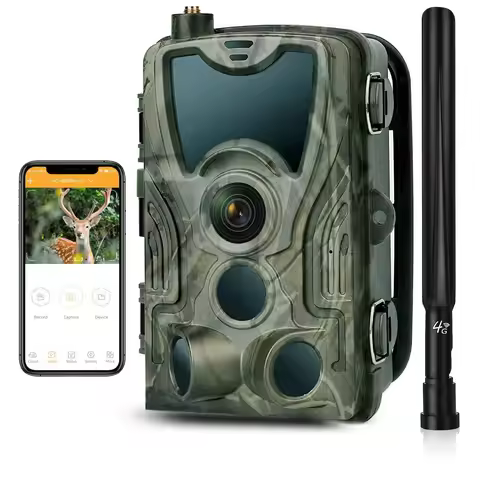 HC-801pro outdoor hunting camera 4K picture quality 4G support App online video wildlife observation