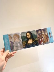 Louvre Paris 正版 羅浮宮 名畫 紀念品 軟木杯墊 6入