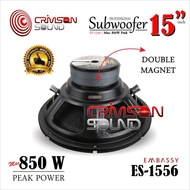 Subwoofer 15 Inch Double Magnet Embassy Es-1556 -Termurah