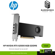 USED NVIDIA RTX A2000 6GB HP CAD | AI Training | 3D Modeling | Editing | Workstation GPU | Graphic C