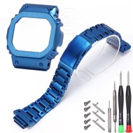 Watch Case DW5600 5032 5020 Strap Metal Bezel Case Stainless Steel GWB 5600 GWX-5600 G-Refit Watchba