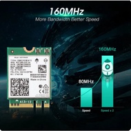 Intel WiFi Card AX210 WiFi 6E + RTL8852CE WiFi 6 Bluetooth 5.3/5.2 M.2 2230 NGW Laptop PC High Speed