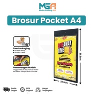 Acrylic Pocket Frame / Akrilik Thicker / Akrilik Brosur A4 2Mm Hitam