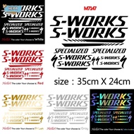 【HEPA】SPECIALIZED S-WORKS Sticker Decal for Mountain Bike/Road Bike