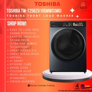Toshiba TW-T25BZU105MWS(MG) Inverter Washing Machine 10.5kg – Quiet & Energy Saving