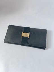 FERRAGAMO Long Wallet 長錢包 銀包 手拿包 日本中古vintage