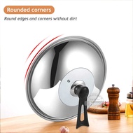 LY Konco StAinleSS Steel Wok Lid PAn Cover StAndAble UniverSAl PAn Lid 32Cm/34Cm/36Cm