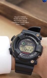 ⭕️極抵價G-Shock 35週年Frogman紀念錶款✅- GF-8235D-1🔥 二手中古 CASIO G-SHOCK 35th Anniversary Master of G-SEA Limit