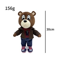 New Kanye Teddy Bear Plush Toys Cute Soft Stuffed Animation Home Room Decor Dolls For Kid Birthday Christmas Gift