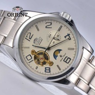 Orient Men's Sun and Moon Mechanical Fully Automatic Fashion Watch for men 【BYUE】
