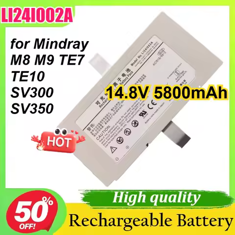 LI24I002A Battery for Mindray M8 M9 TE7 TE10 SV300 SV350 14.8V 5800mAh Breathing Machine Lithium Bat
