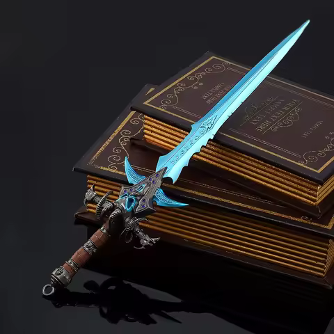 World of Warcraft Weapon Frostmourne Nerzhul The Lich King Game Peripheral 30cm Metal Game Katana Sa