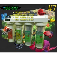 Aquarium Water Filter#7 /4-STAGE FOR AQUARIUM DESIGN  Remove Chlorine & Water Aligment WATER FILTER 