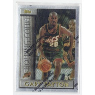1996-97 Topps Holding Court HC14 Gary Payton INSERT (product code 1110B2P14S7 to 1112B2P14S9)