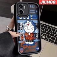 JIUMOO เคสสำหรับ Xiaomi MI Redmi A1 A2ลายการ์ตูนโดราเอมอนดีไซน์ใหม่เคสมือถือมือถือซิลิโคนกล่องกันกระแทกเคสป้องกันเลนส์กล้องทั้งหมด