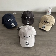 全新OAKLEY 47brand 聯名款男女同款彎檐復古水洗立體刺繡棒球鴨舌帽OAKLEY cap OAKLEY 棒球帽OAKLEY帽