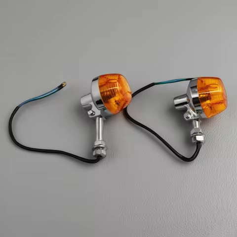 12V For Honda C70 CT70 CT90 XL100 CB350 CM400 CB450 CB750 Motorcycle Turn Signals Amber Lights Bulb 