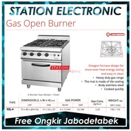 GETRA KOMPOR 4 BURNER GAS RANGE PLUS OVEN RBJ-4 RBJ4