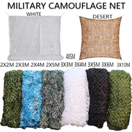 Military Camouflage Net White Blue Beige Desert Hunting Hidden Net Outdoor Awning Garden Shade Gazeb