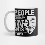 Anonymous Shirt Guy Fawkes Motif Mug