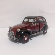 Diecast Citroen 2CV 6 Charleston Welly car 1:24 display collection toy car